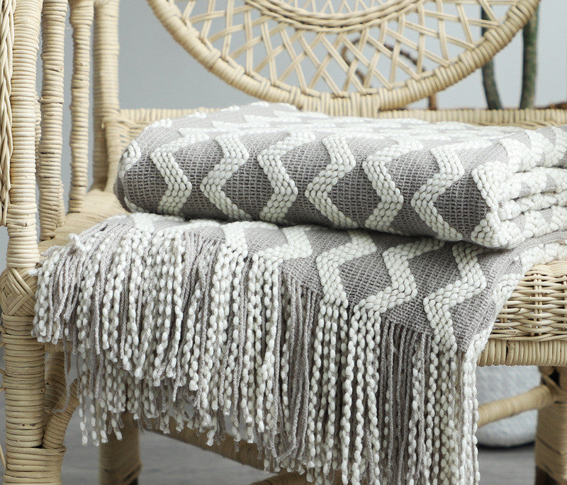 Knitted Decorative Blanket