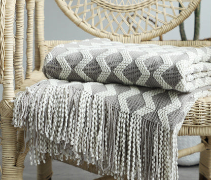 Knitted Decorative Blanket