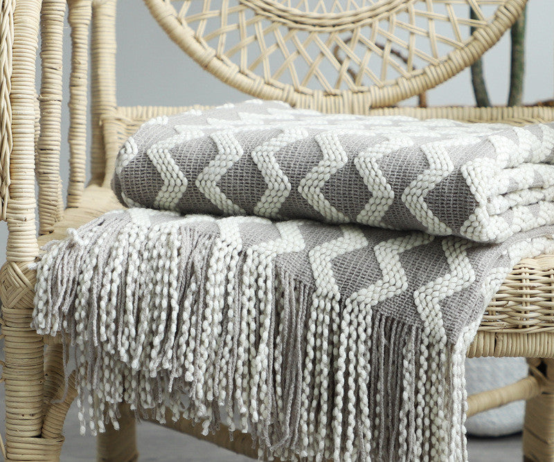 Knitted Decorative Blanket