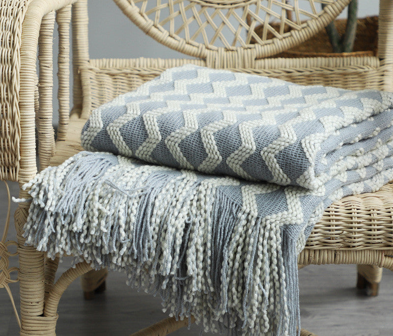 Knitted Decorative Blanket