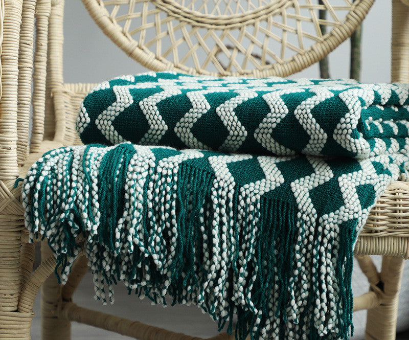 Knitted Decorative Blanket