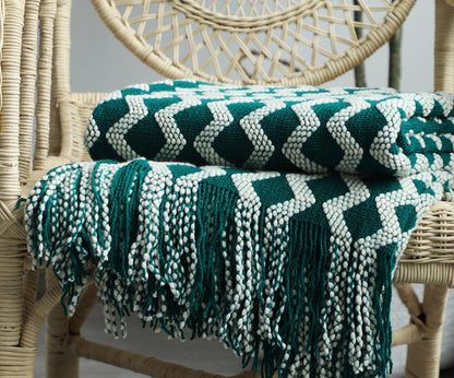 Knitted Decorative Blanket