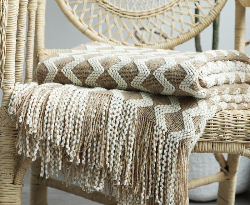 Knitted Decorative Blanket