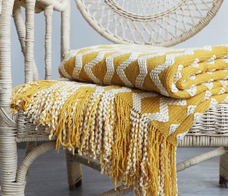 Knitted Decorative Blanket