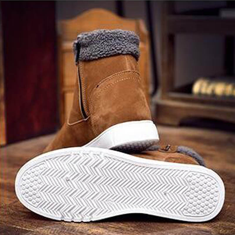 Men's Warm and Suede Leather Boots