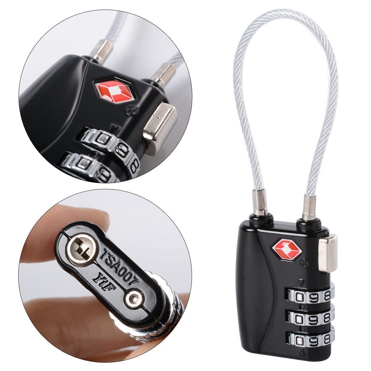 Suitcase Luggage TSA Padlock