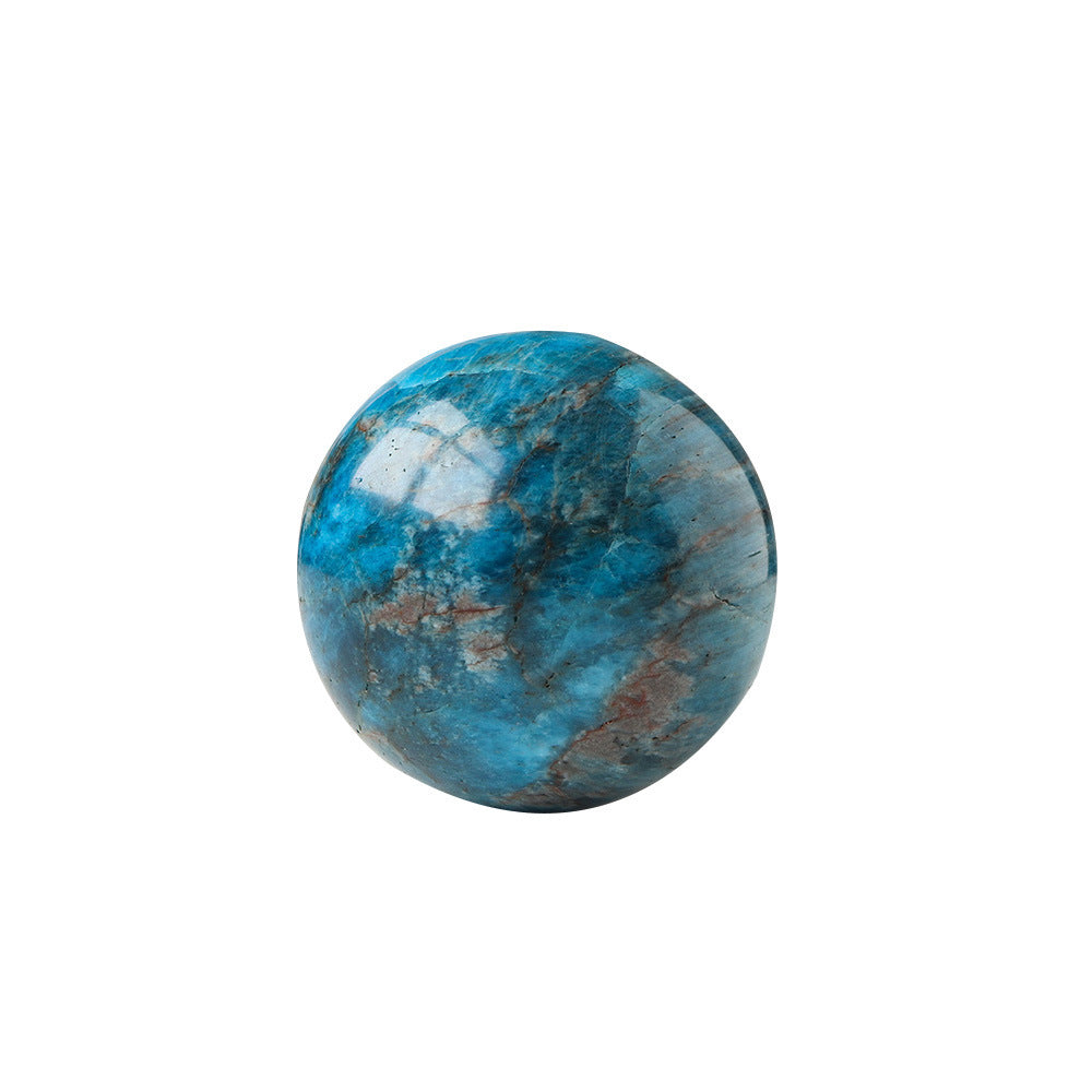 Blue Apatite Crystal Ball