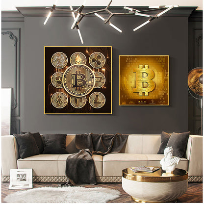 On Canvas Of Currency Scandinavian Style Posters