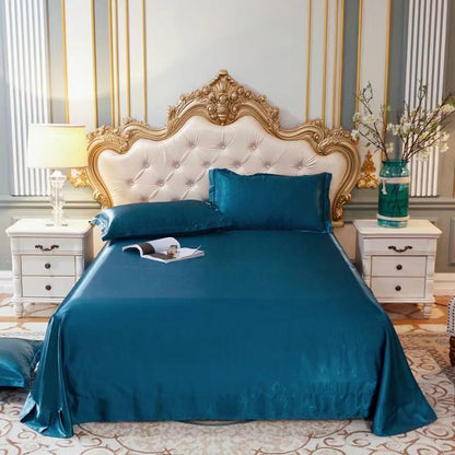 Double-Sided Ice Silk Bed Sheet