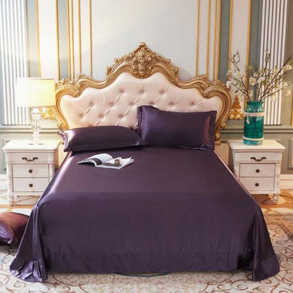 Double-Sided Ice Silk Bed Sheet
