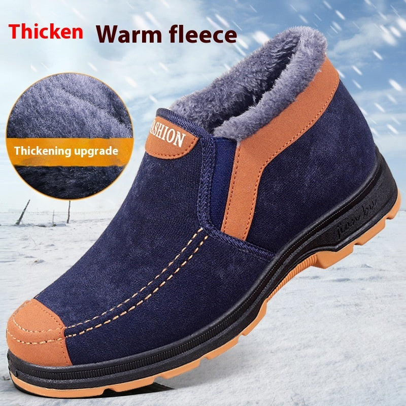 Men's Warm Velvet Ankle Boots